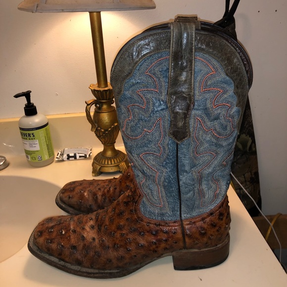 Tanner mark ostrich boots - Picture 4 of 7